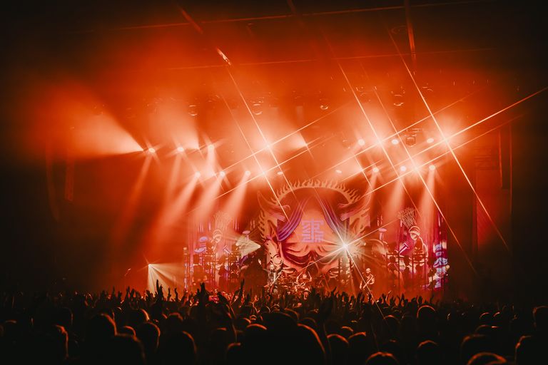Trivium performing live at AEC Theatre in Adelaide